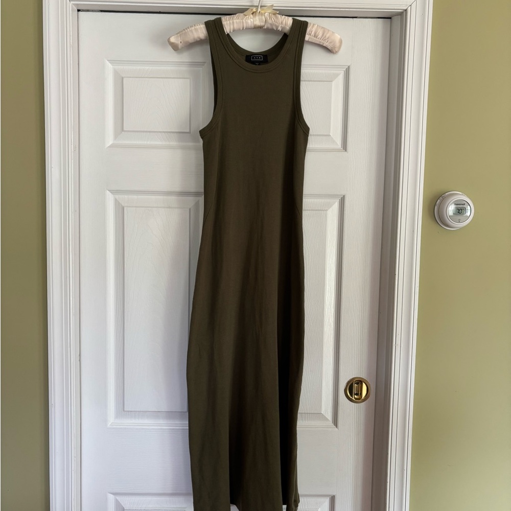 AYR the Metro Ribbed Tank Dress